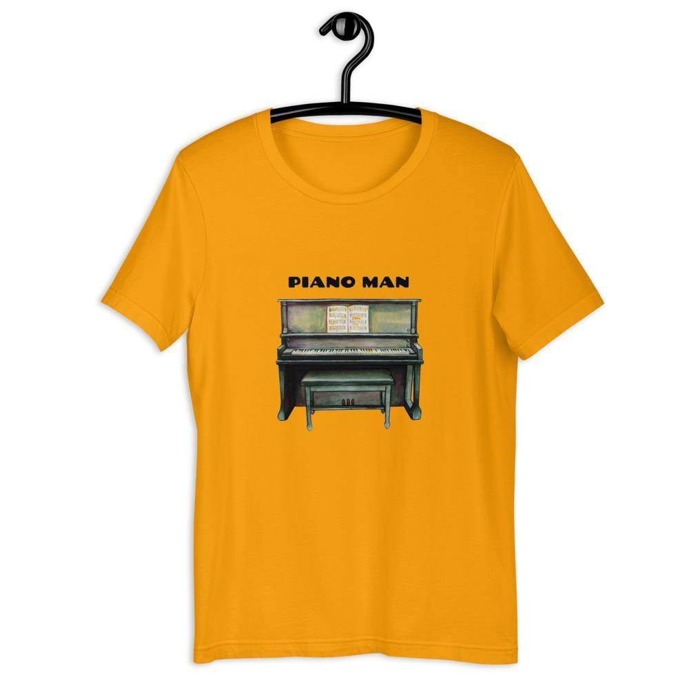 Piano Man T-Shirt - Music Gifts Depot