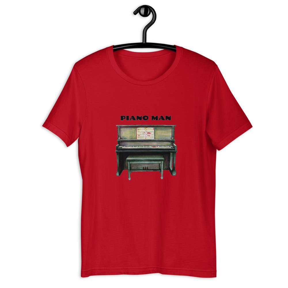 Piano Man T-Shirt - Music Gifts Depot