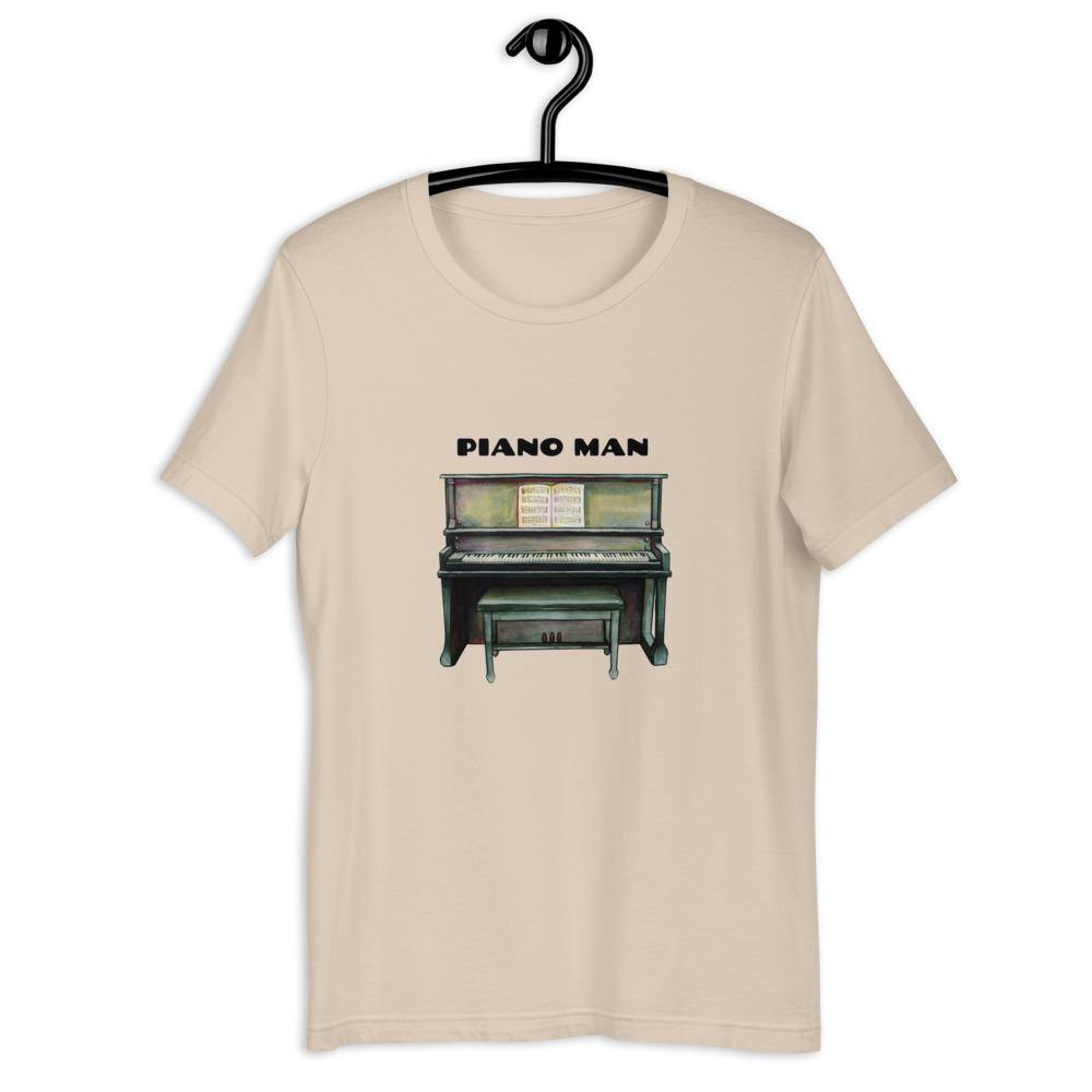 Piano Man T-Shirt - Music Gifts Depot