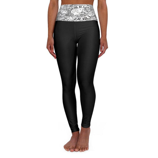 Piano Music Note High Waisted Yoga Leggings - Music Gifts Depot