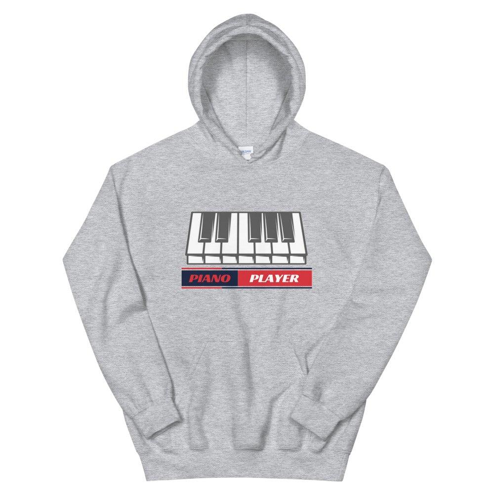 Piano Player Hoodie - Music Gifts Depot