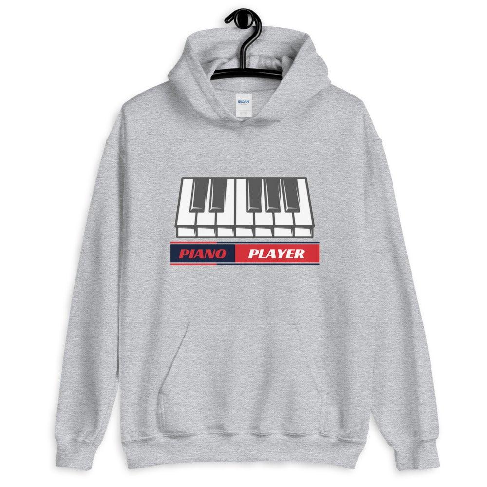 Piano Player Hoodie - Music Gifts Depot