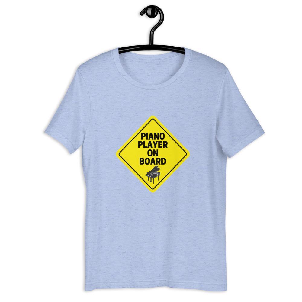 Piano Player On Board T-Shirt - Music Gifts Depot