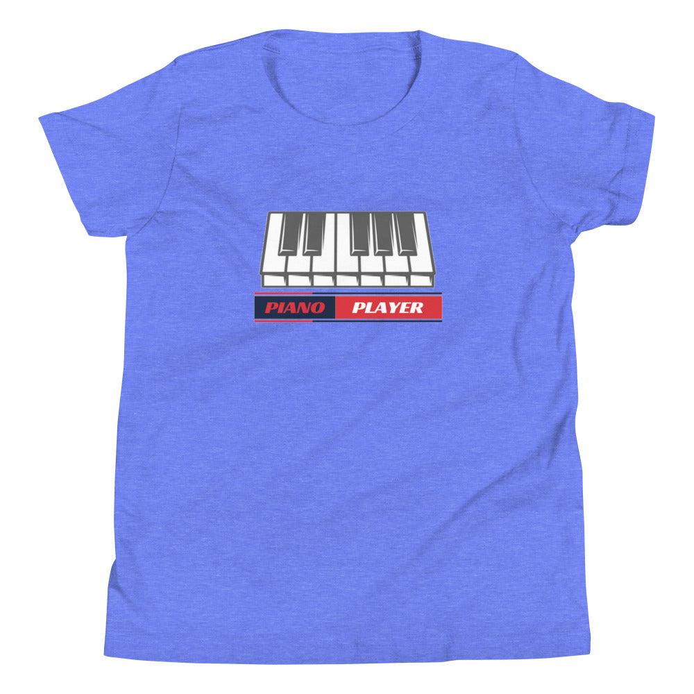 Piano Player Youth Kids T-Shirt - Music Gifts Depot