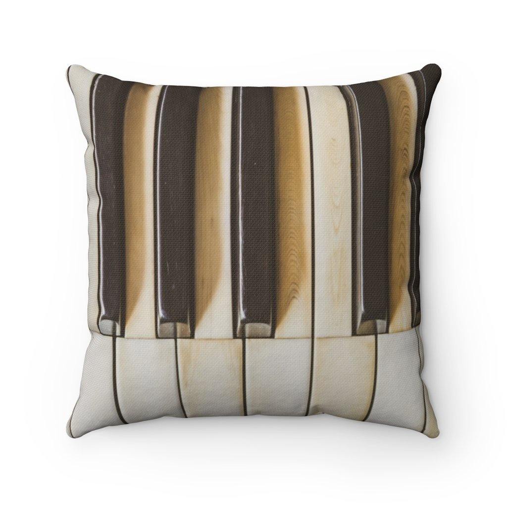 Piano Square Pillow - Music Gifts Depot