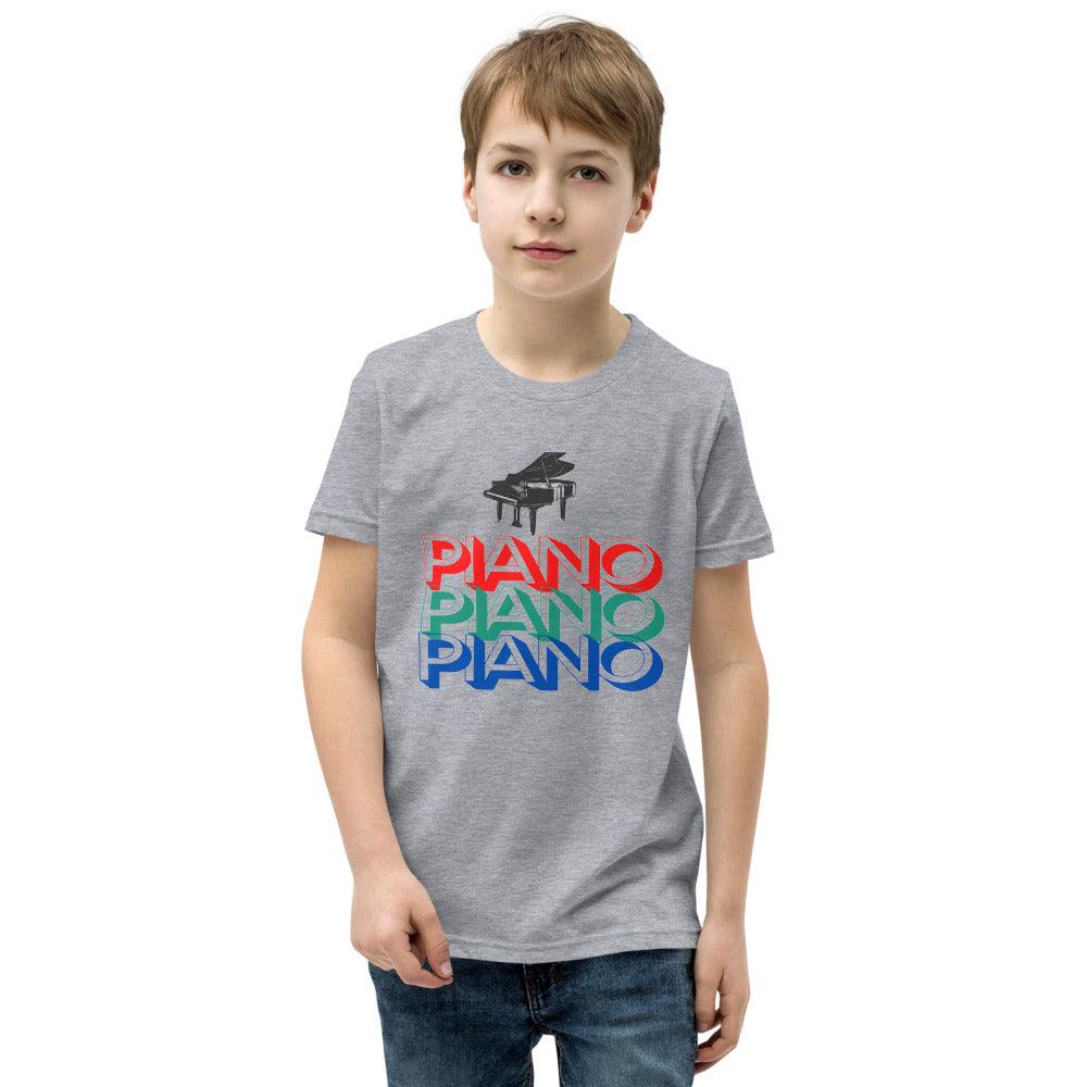 Piano Youth Kids T-Shirt - Music Gifts Depot