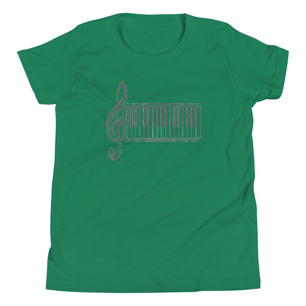 Piano Youth Kids T-Shirt - Music Gifts Depot