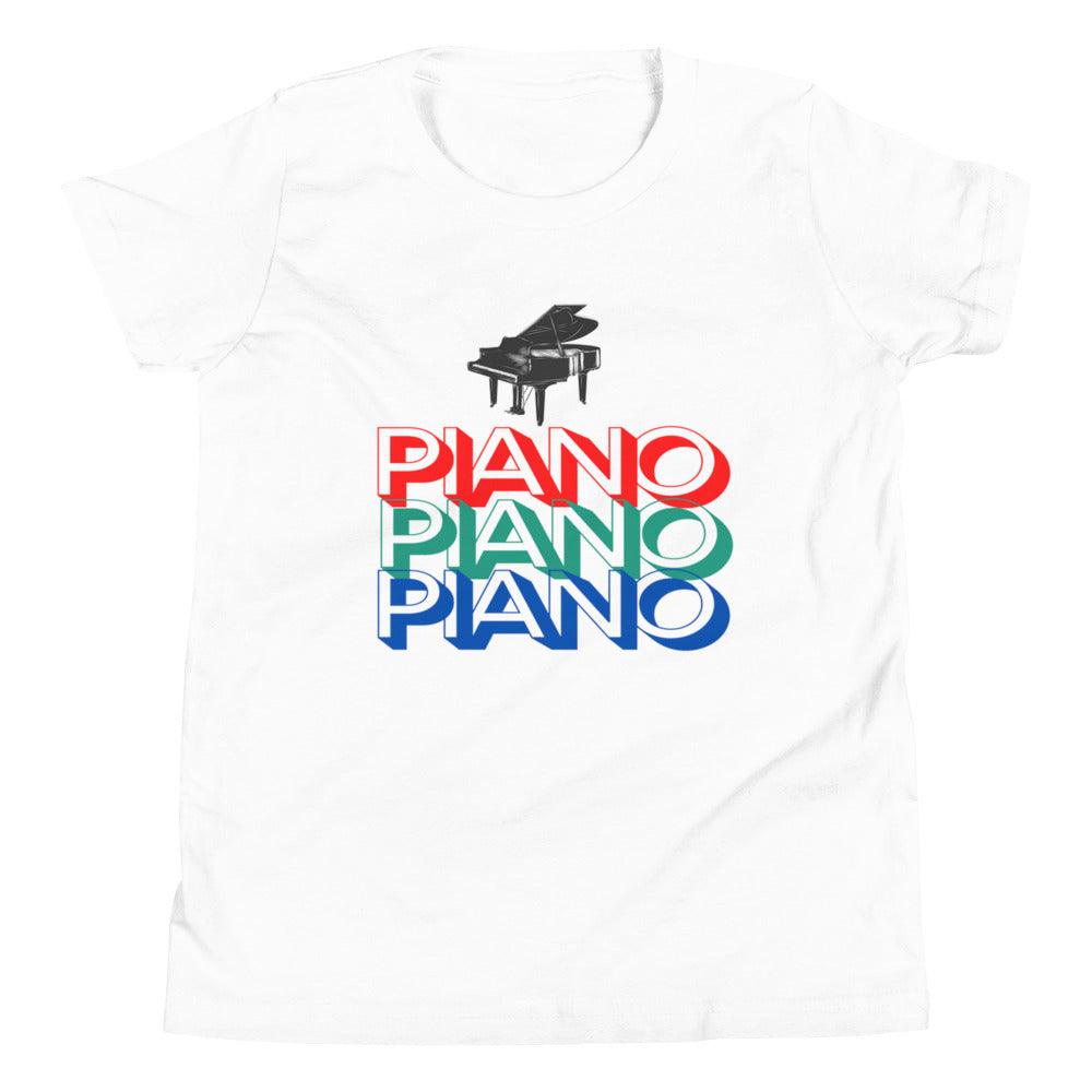Piano Youth Kids T-Shirt - Music Gifts Depot