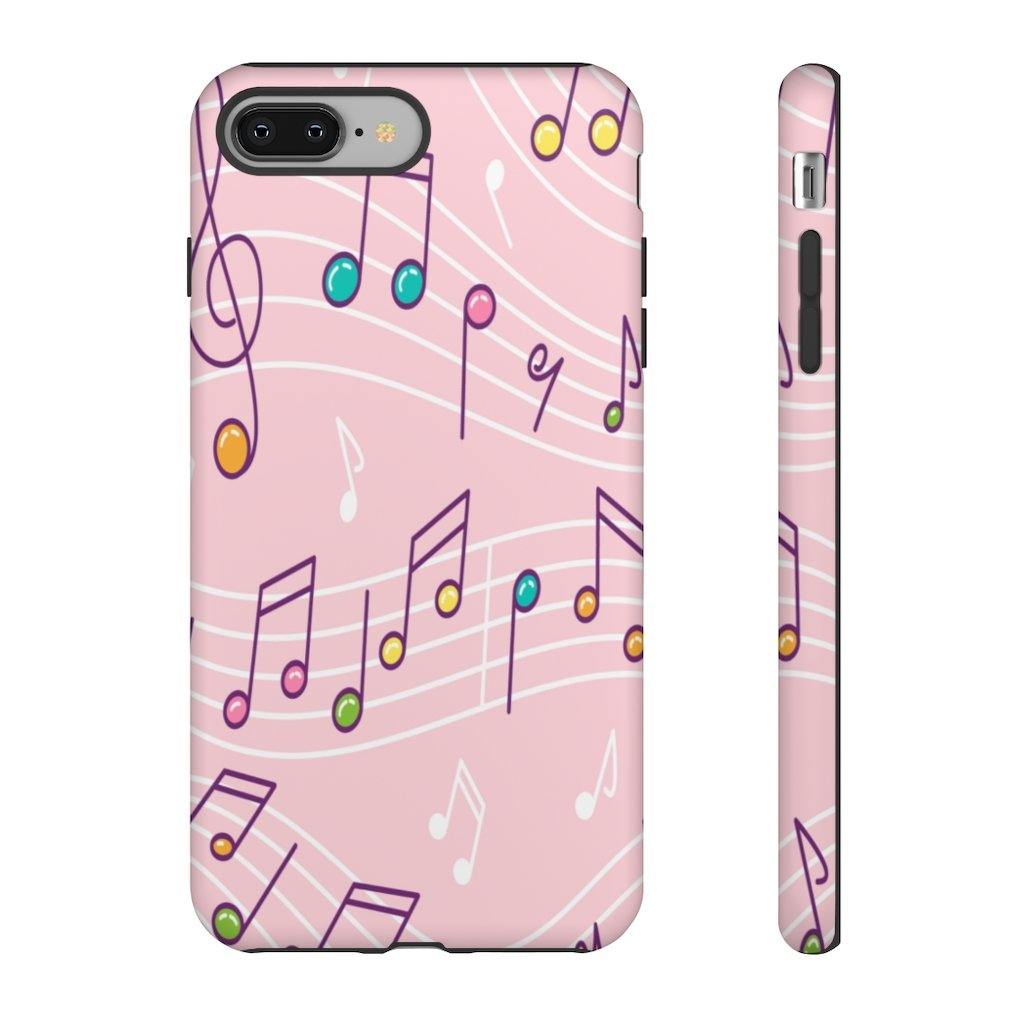 Pink Music Note Phone Case - Music Gifts Depot