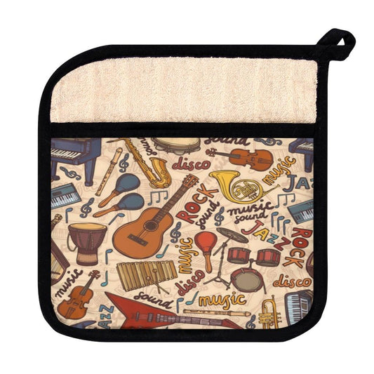 Pot Holder with Pocket - Music Gifts Depot