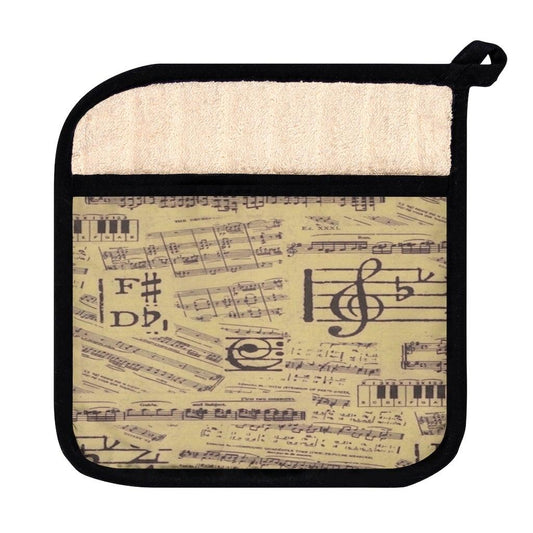 Pot Holder with Pocket - Music Gifts Depot