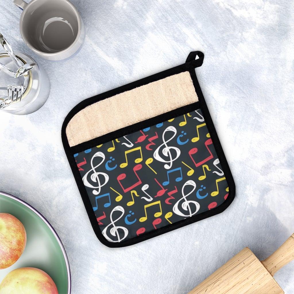 Pot Holder with Pocket - Music Gifts Depot