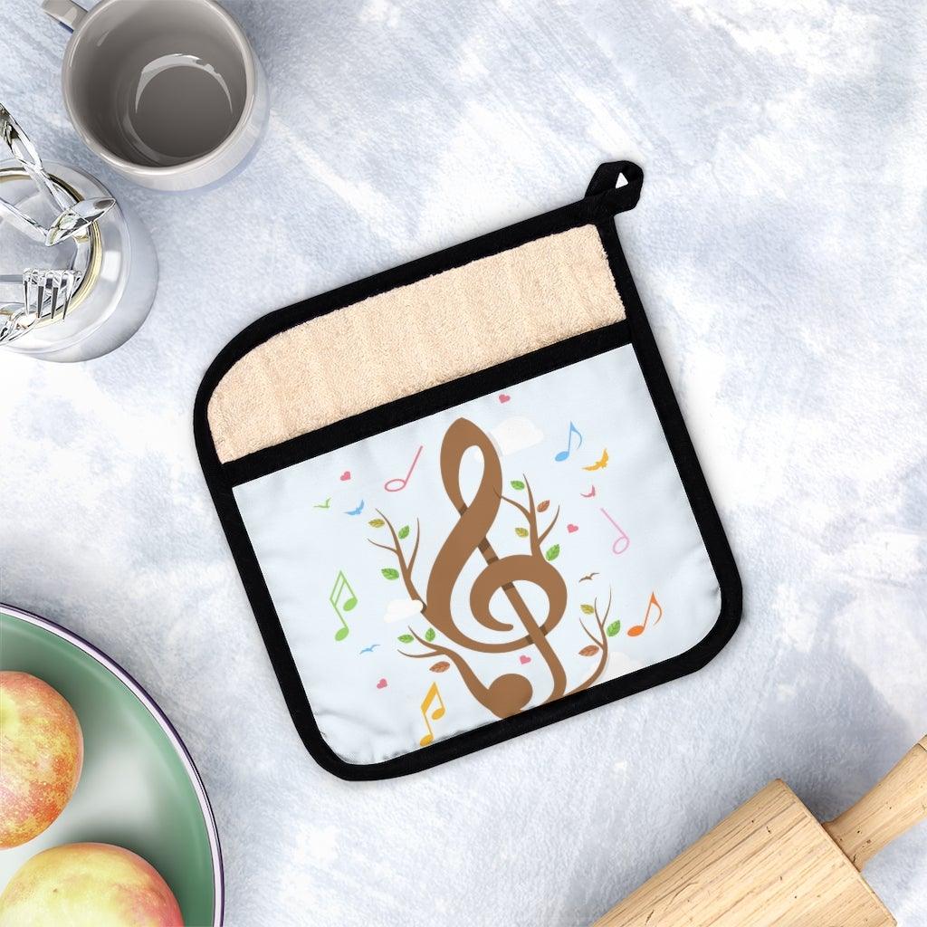 Pot Holder with Pocket - Music Gifts Depot