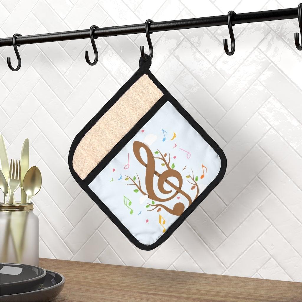 Pot Holder with Pocket - Music Gifts Depot