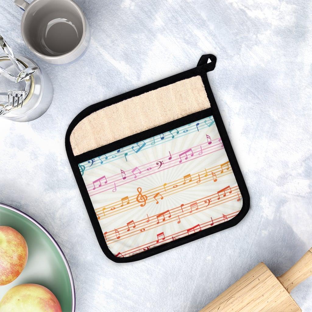 Pot Holder with Pocket - Music Gifts Depot