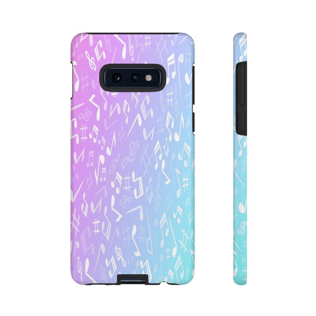 Purple and Blue Music Note Phone Case - Music Gifts Depot