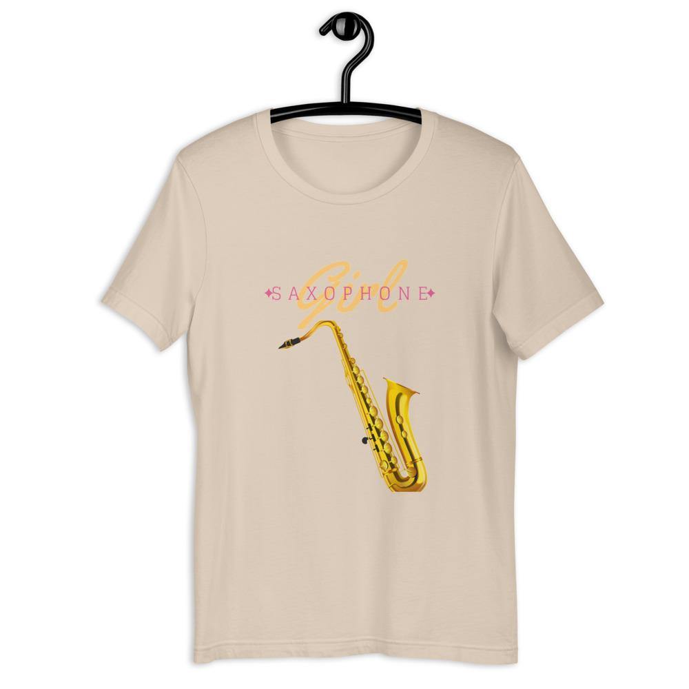 Saxophone Girl T-Shirt - Music Gifts Depot