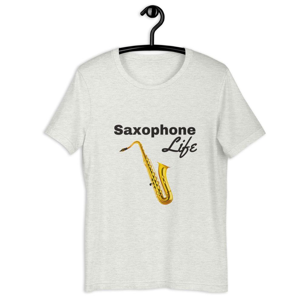 Saxophone Life T-Shirt - Music Gifts Depot