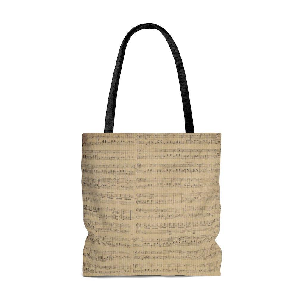 Sheet Music Tote Bag - Music Gifts Depot