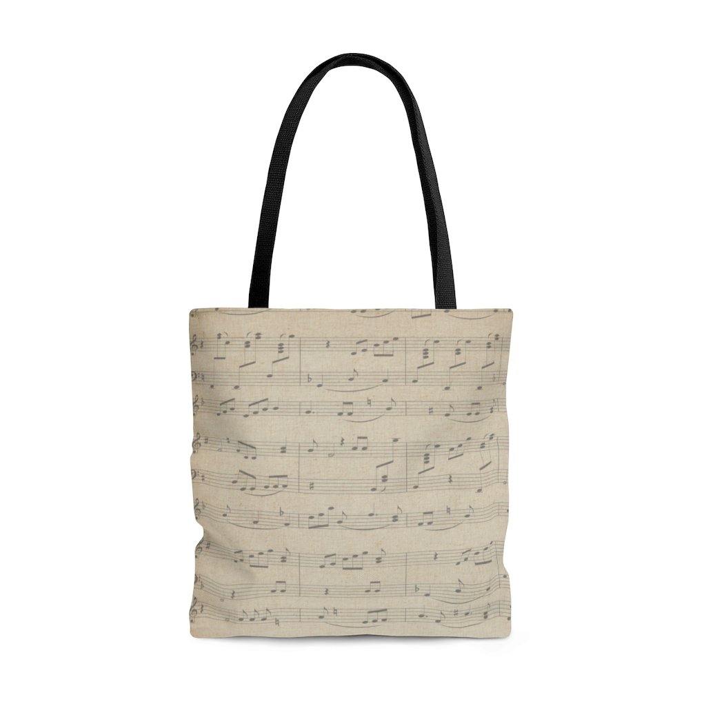 Sheet Music Tote Bag - Music Gifts Depot