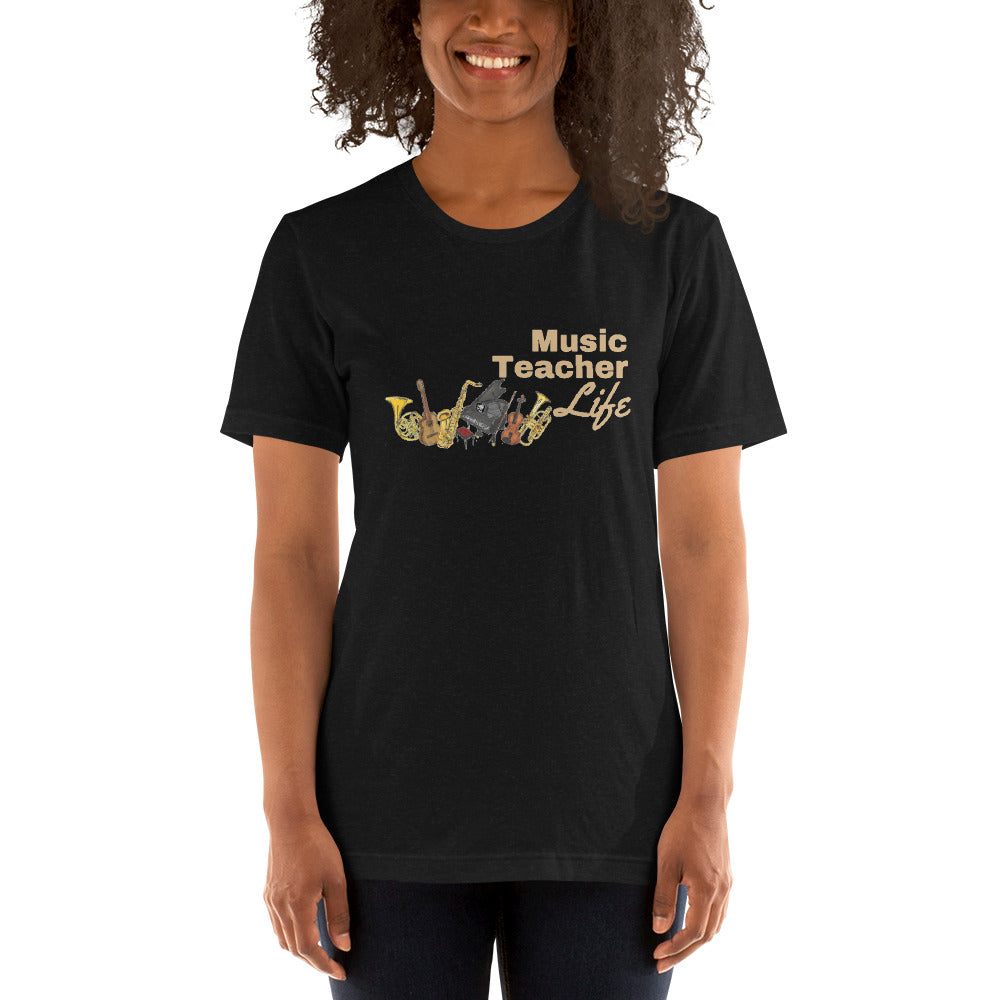 Music Teacher Life Unisex T-Shirt - Music Gifts Depot