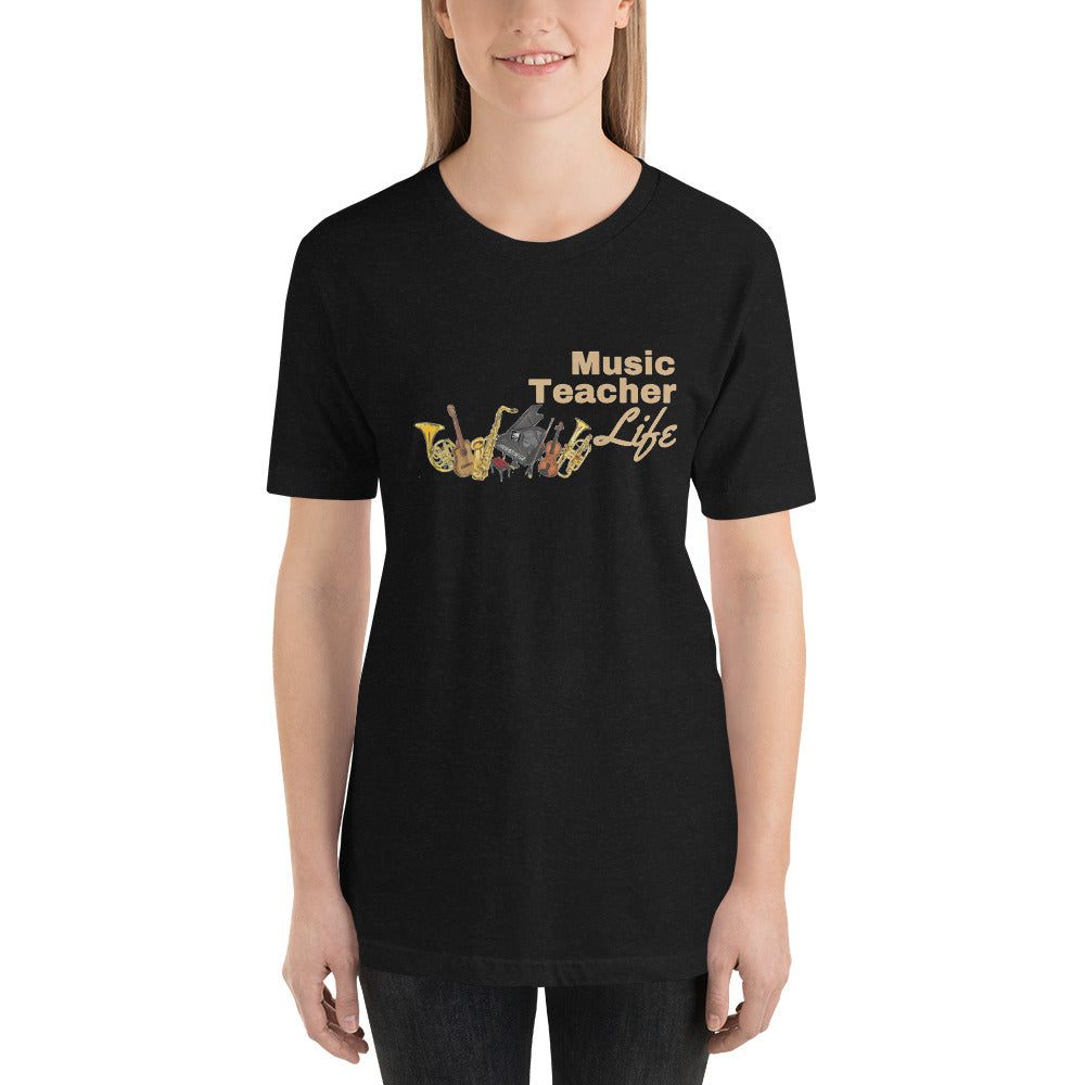 Music Teacher Life Unisex T-Shirt - Music Gifts Depot