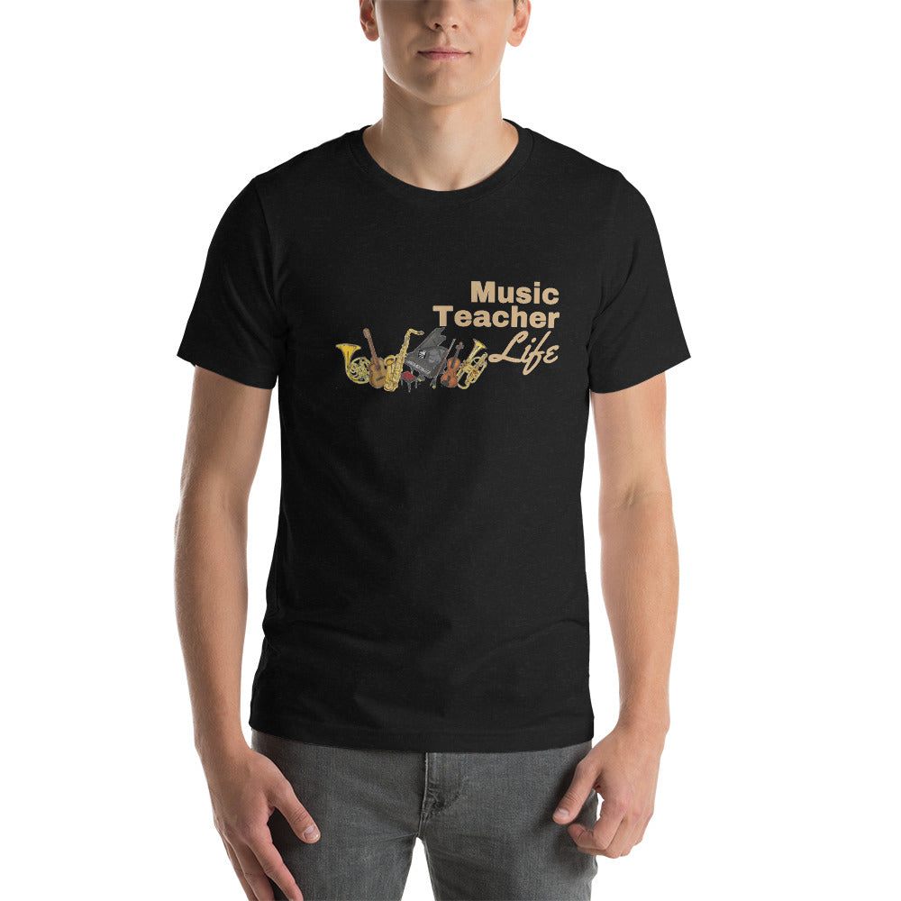 Music Teacher Life Unisex T-Shirt - Music Gifts Depot