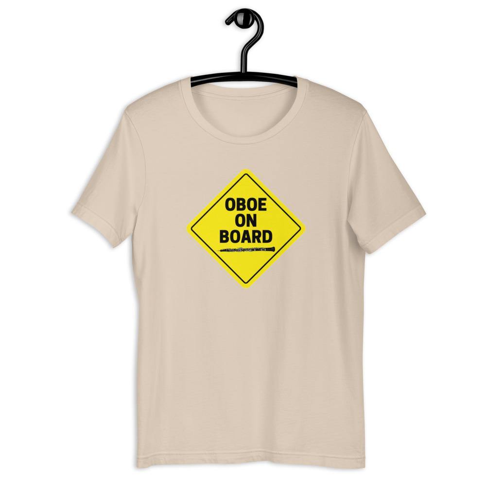 Oboe On Board Unisex T-Shirt - Music Gifts Depot