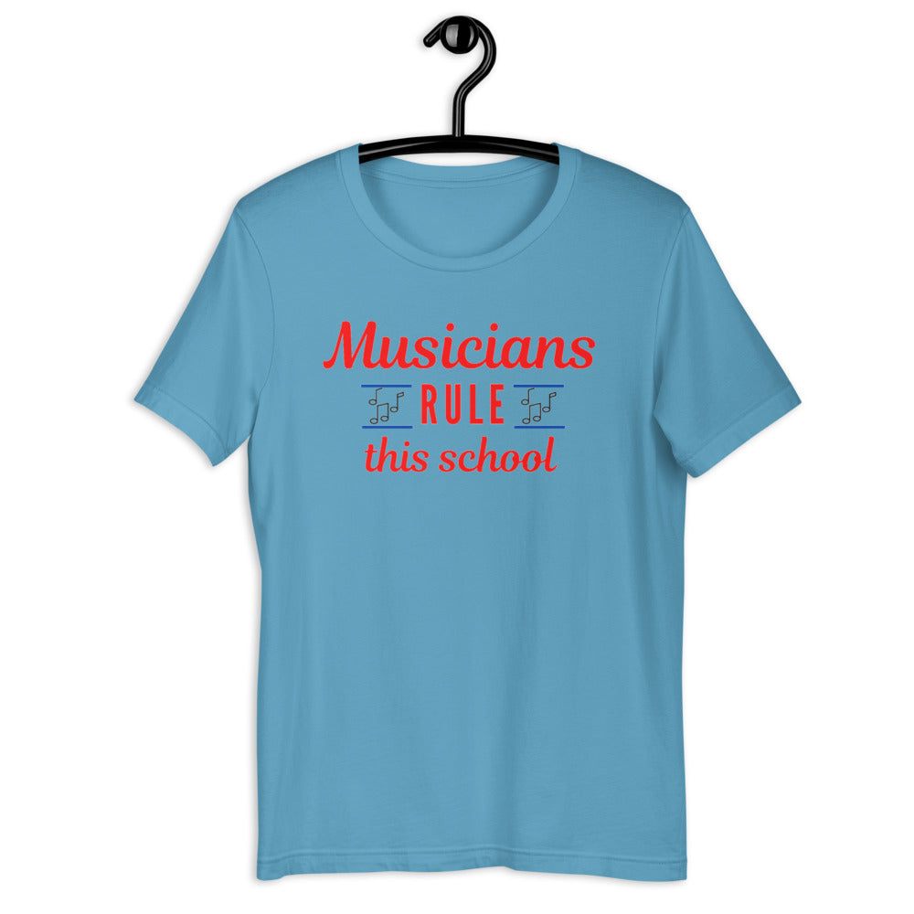 Musicians Rule This School Unisex T-Shirt - Music Gifts Depot