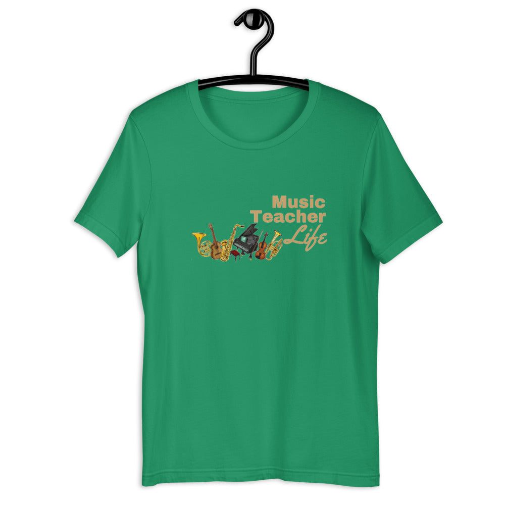 Music Teacher Life Unisex T-Shirt - Music Gifts Depot
