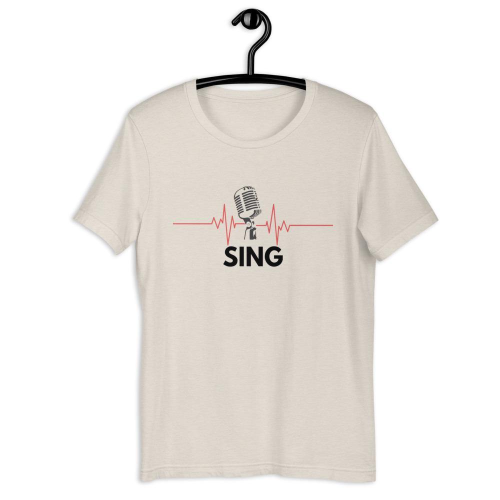 Sing Heartbeat T-Shirt - Music Gifts Depot
