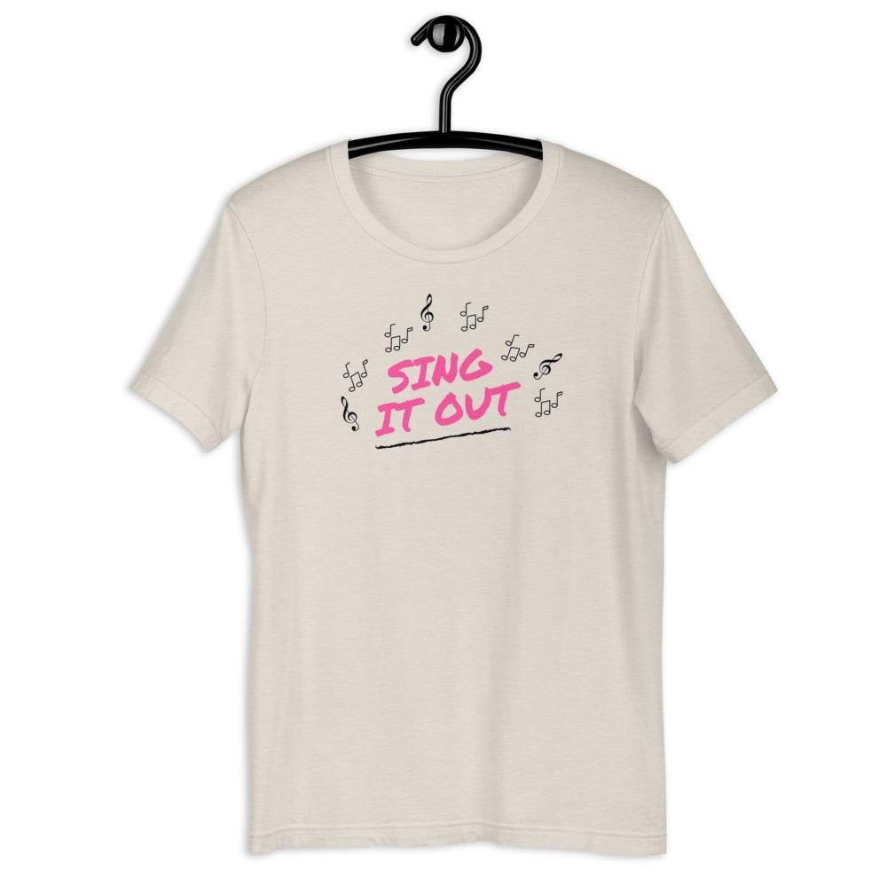 Sing It Out T-Shirt - Music Gifts Depot