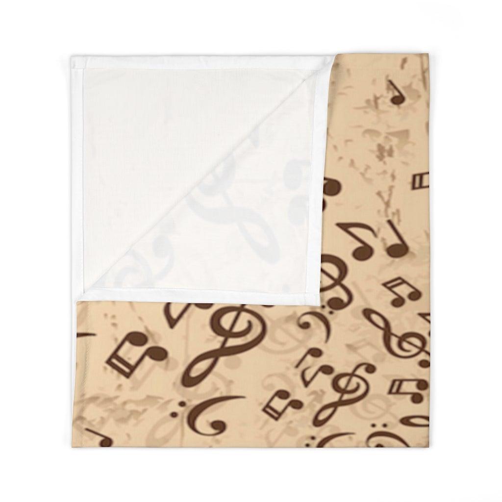Singer Music Note Baby Swaddle Blanket - Music Gifts Depot