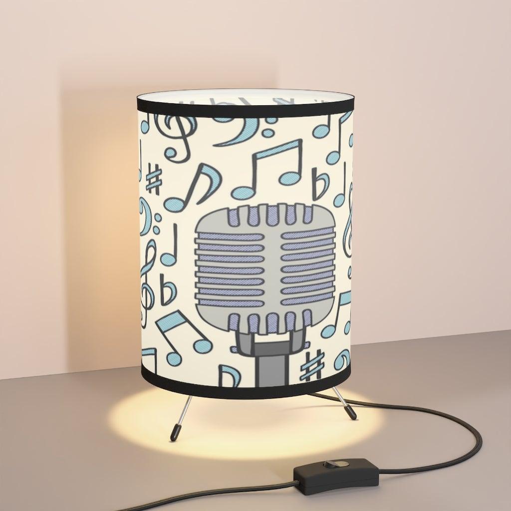 Singer Music Note Tripod Lamp - Music Gifts Depot