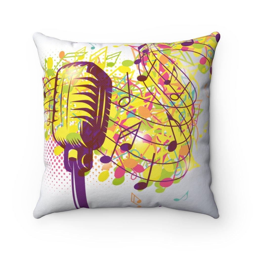 Singer Musical Square Pillow - Music Gifts Depot