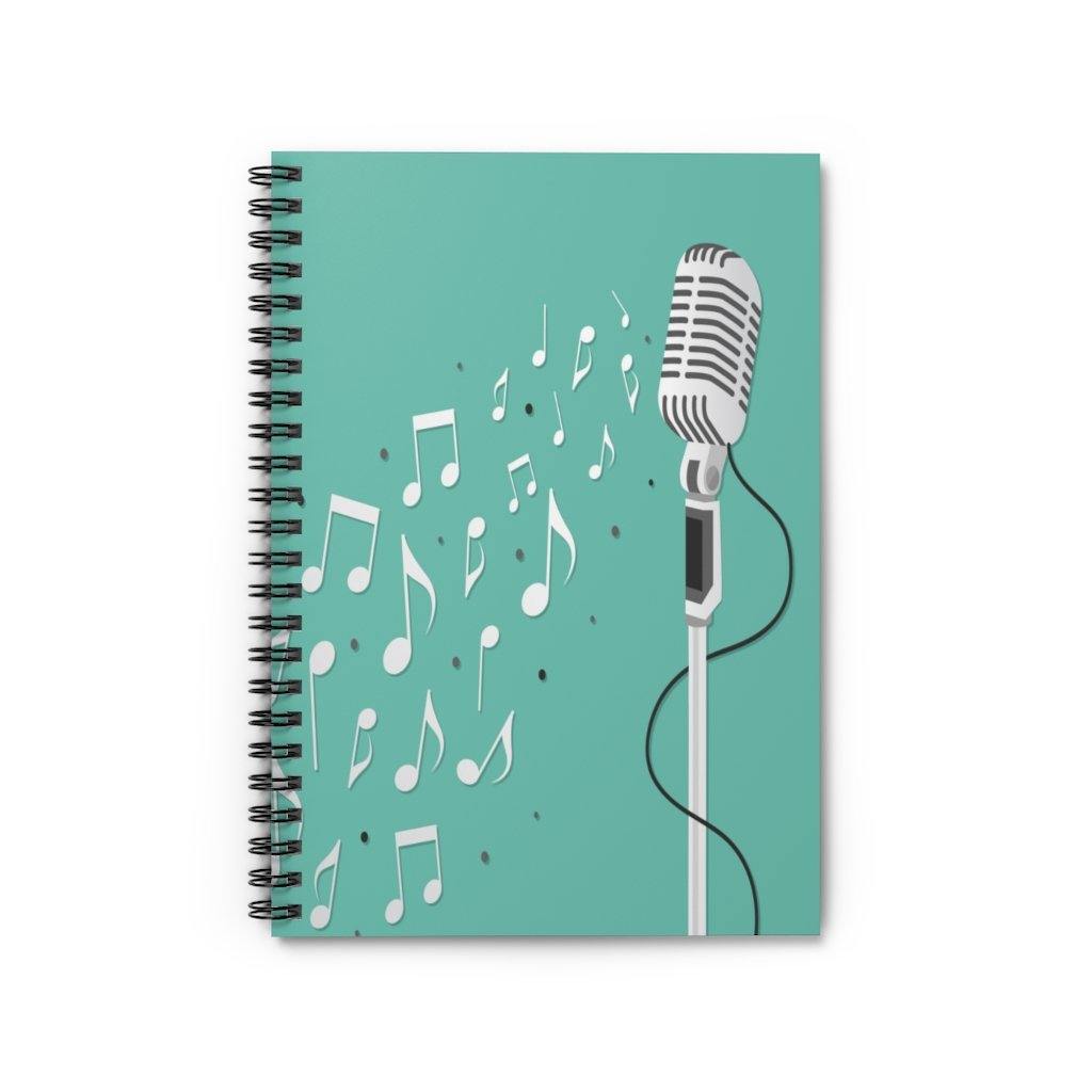 Singer Notebook - Ruled Line - Music Gifts Depot
