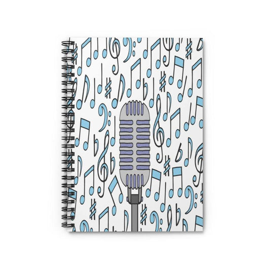 Singer Notebook - Ruled Line - Music Gifts Depot