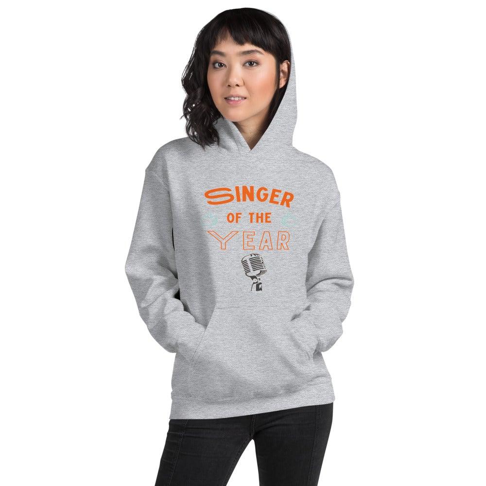 Singer Of The Year Hoodie - Music Gifts Depot