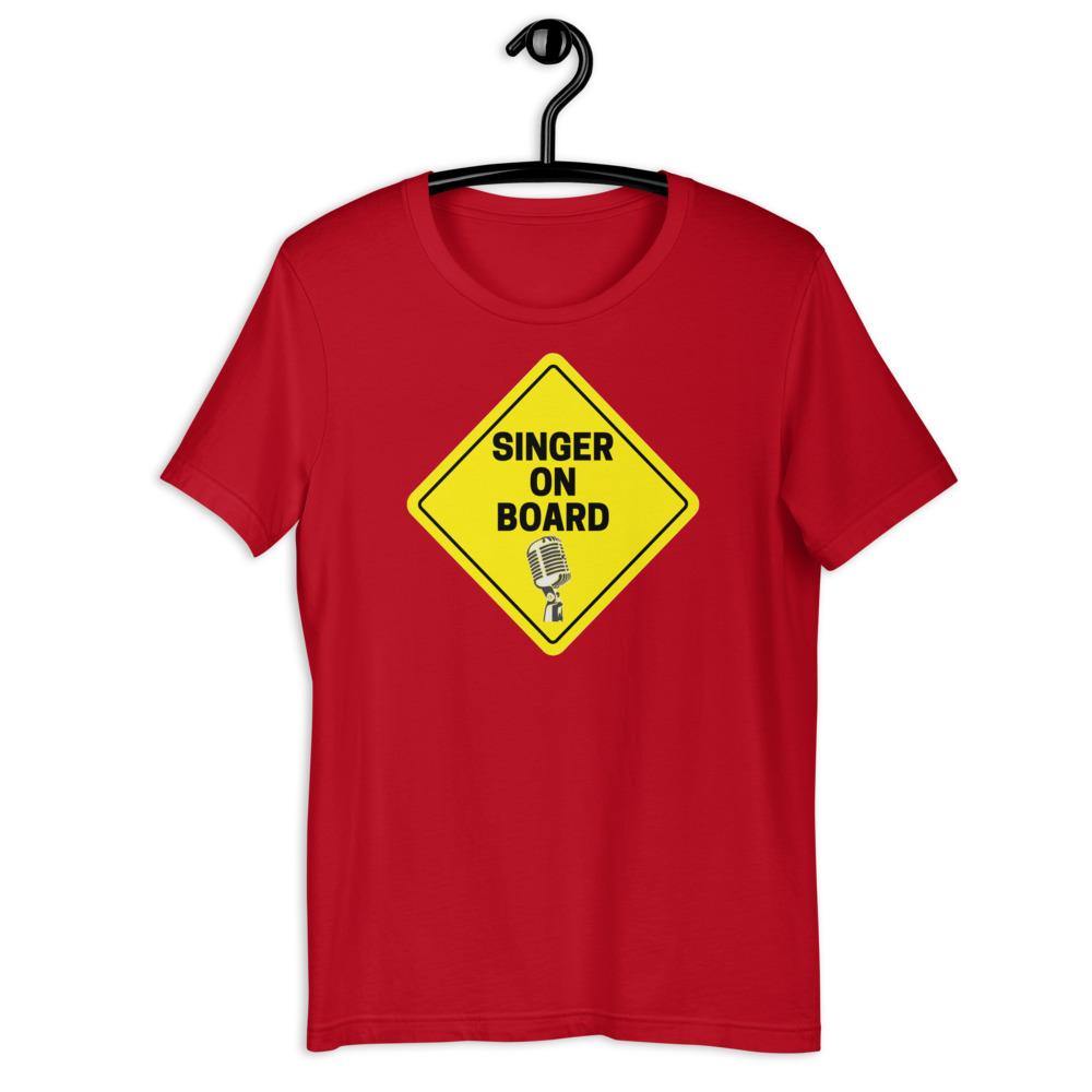 Singer On Board T-Shirt - Music Gifts Depot
