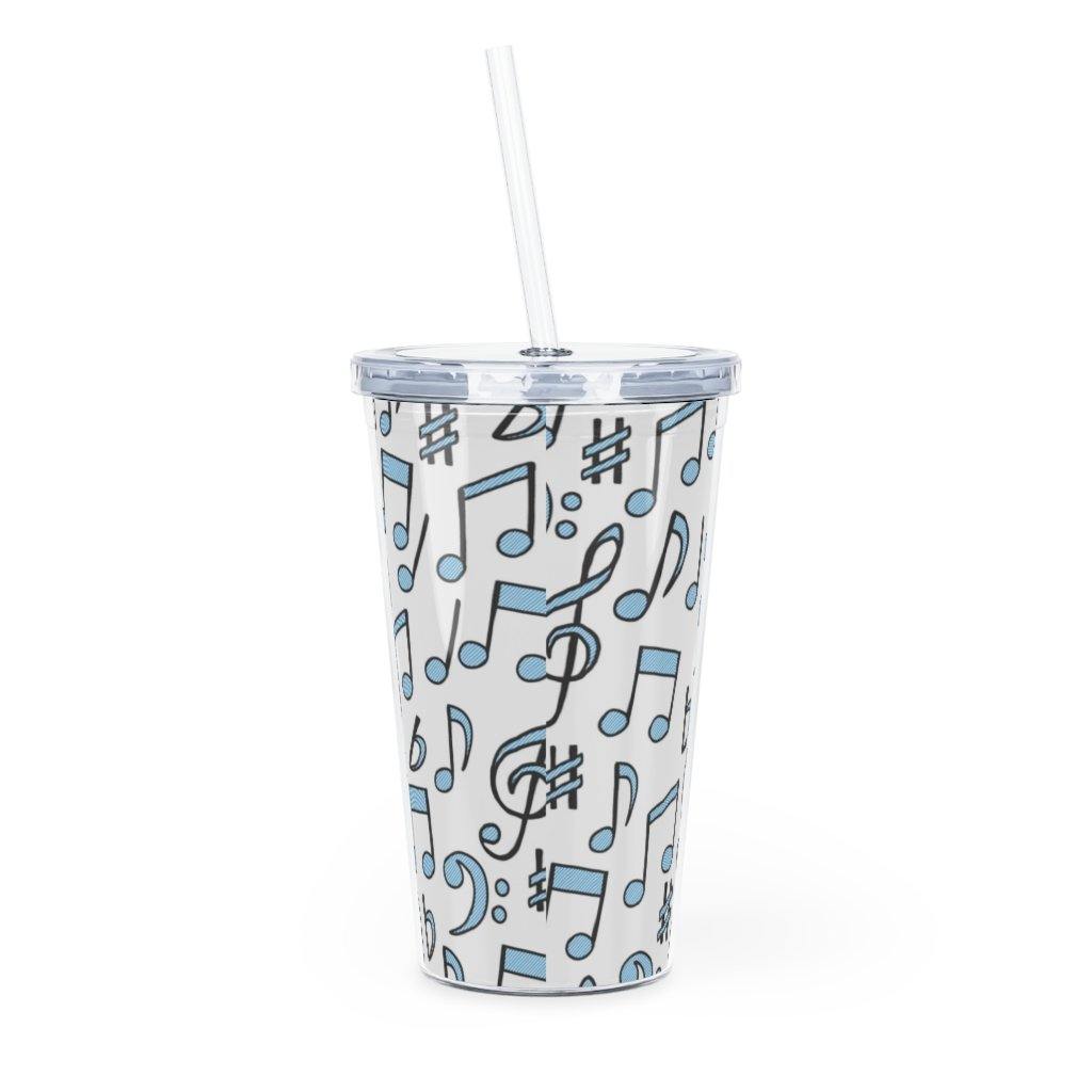 Singer Plastic Tumbler with Straw - Music Gifts Depot
