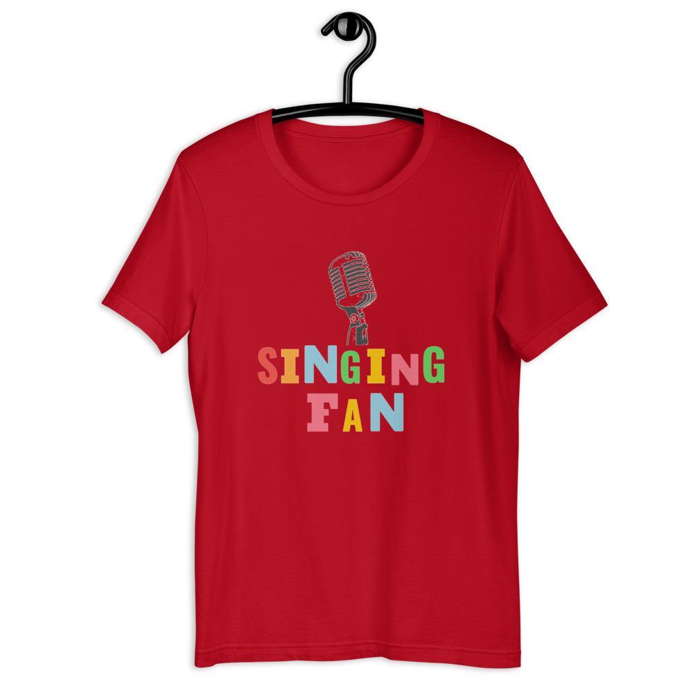 Singing Fan T-Shirt - Music Gifts Depot