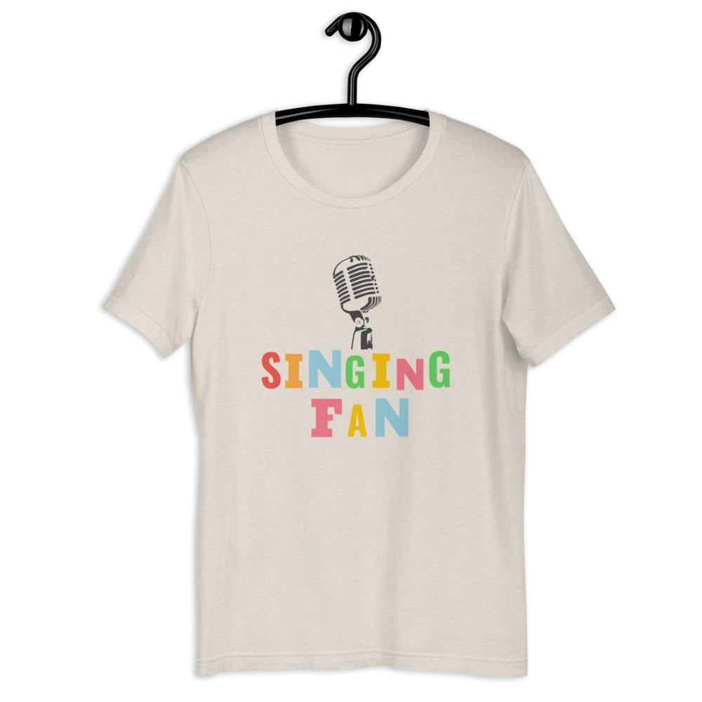 Singing Fan T-Shirt - Music Gifts Depot