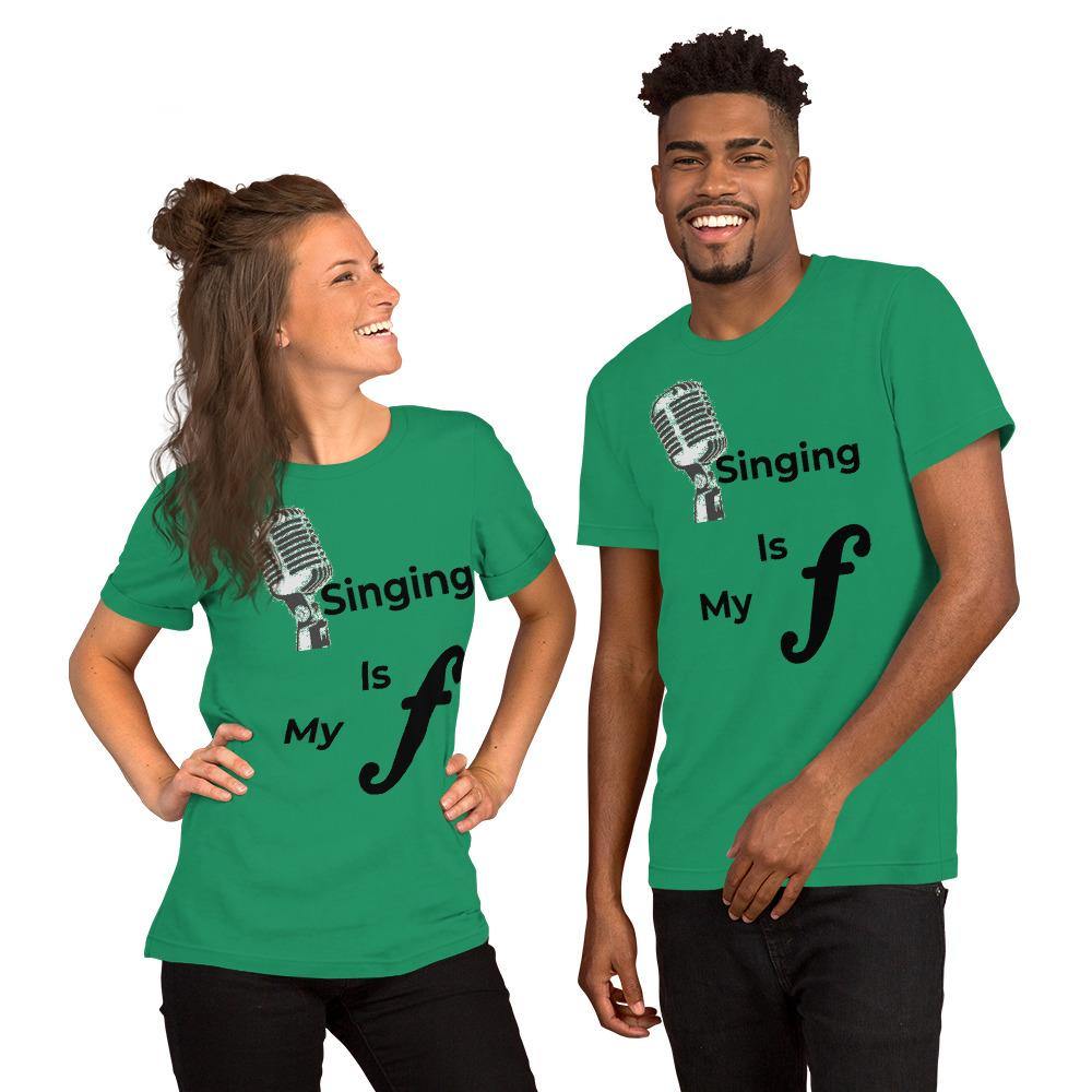 Singing Is My Forte T shirt - Music Gifts Depot