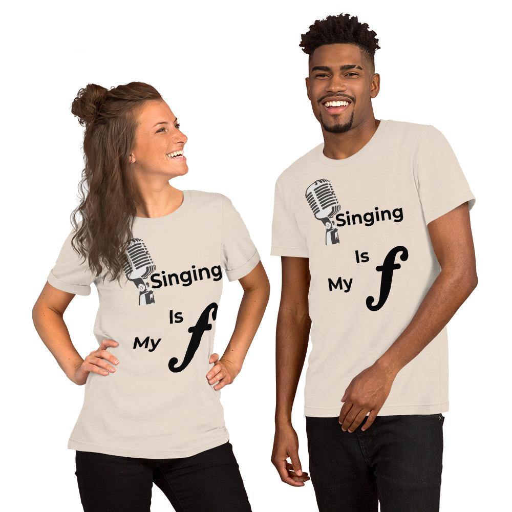 Singing Is My Forte T shirt - Music Gifts Depot