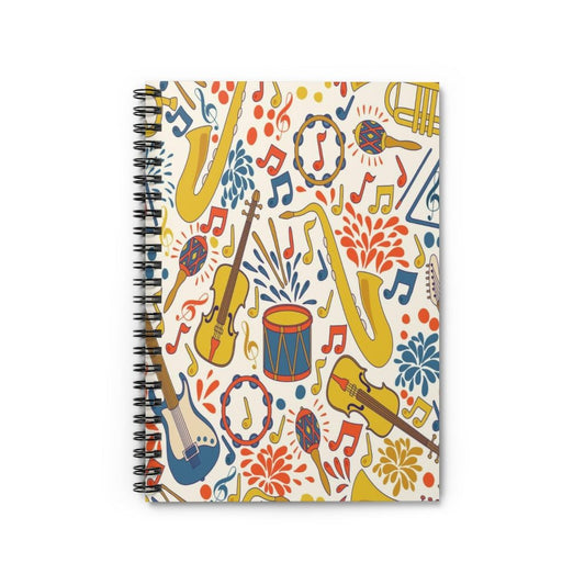 Spiral Notebook - Ruled Line - Music Gifts Depot