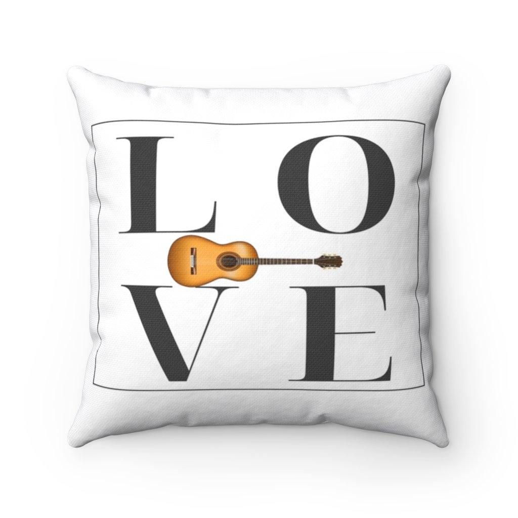 Spun Polyester Square Pillow - Music Gifts Depot