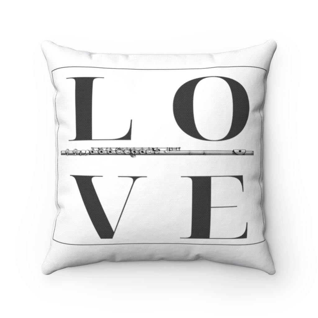 Spun Polyester Square Pillow - Music Gifts Depot