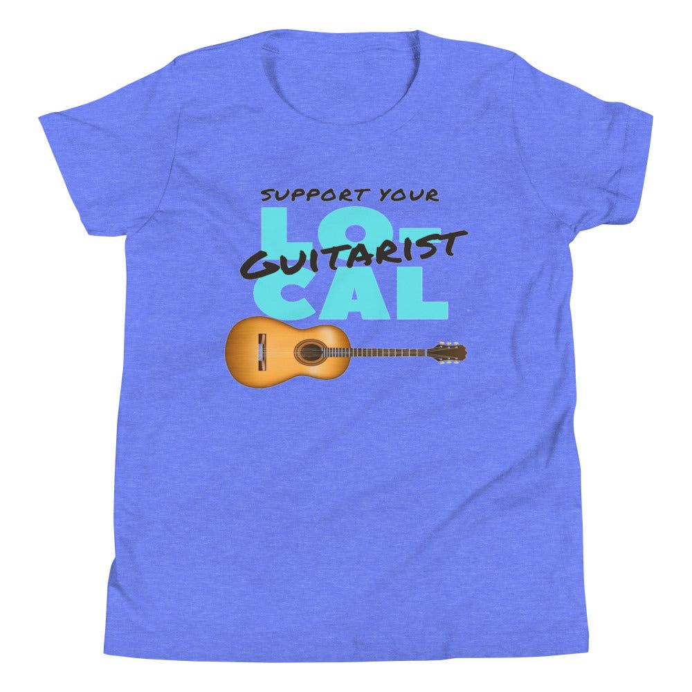 Support Your Local Guitarist Youth Kids T-Shirt - Music Gifts Depot