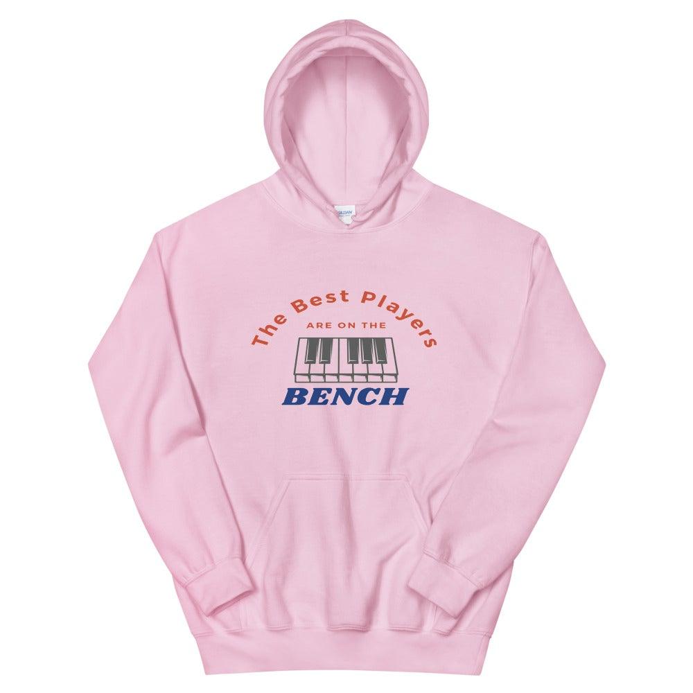 The Best Players Are On The Bench Piano Hoodie - Music Gifts Depot