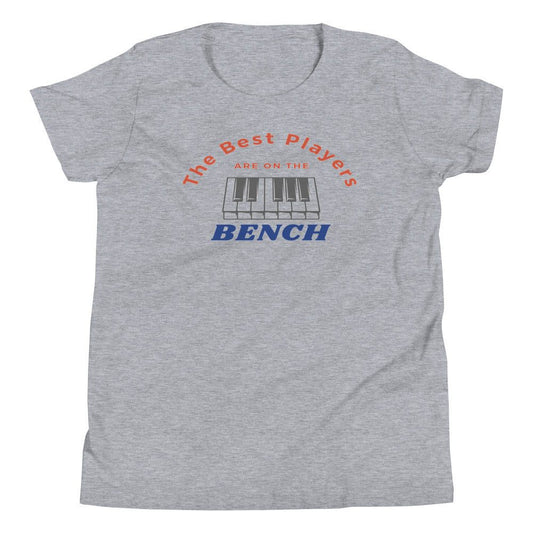 The Best Players Are On The Bench Piano Youth Kids T-Shirt - Music Gifts Depot